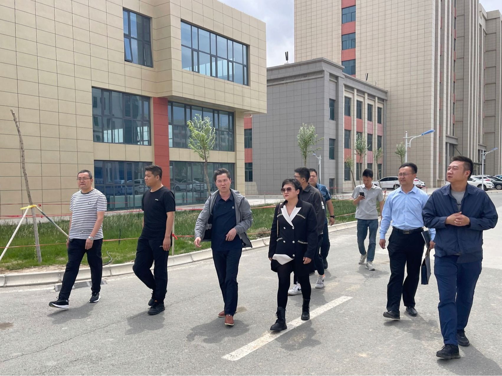 beat365在线唯一官网参加兰州新区职教园区平安校园建设交叉检查工作